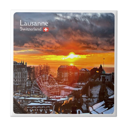 Carreau zCH013 LAUSANNE Suisse, (Devant)