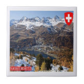 Carreau zCH018 SAINT MORITZ Suisse - (Devant)