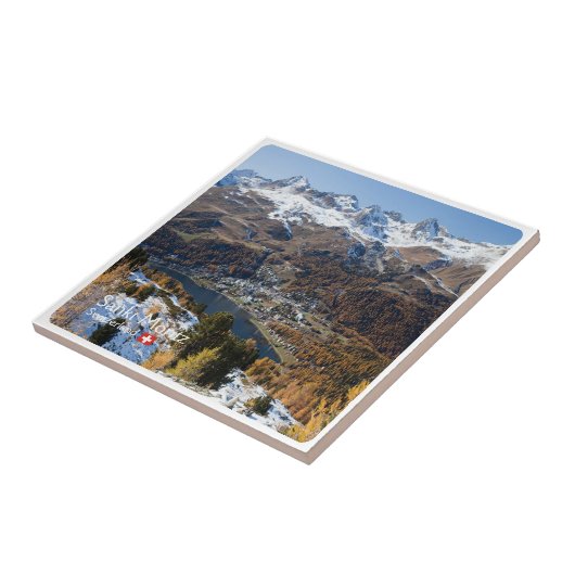 Carreau zCH018 SANKT MORITZ Suisse, (Côté)