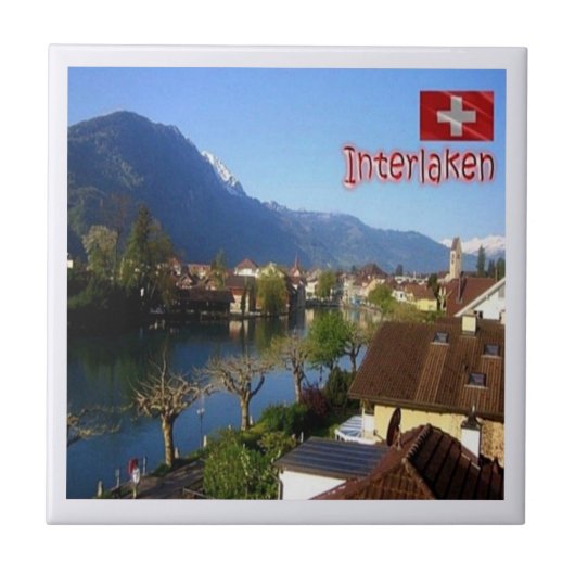 Carreau zCH026 INTERLAKEN Suisse - (Devant)
