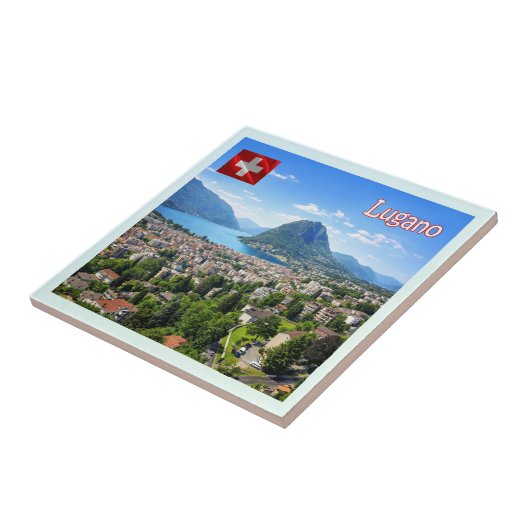 Carreau zCH027 LUGANO Suisse - (Côté)