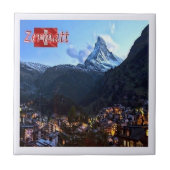 Carreau zCH036 ZERMATT Panorama Suisse - (Devant)