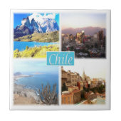 Carreau zCL004 CHILI, Mosaïque, Amérique, (Devant)