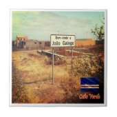 Carreau zCV009 CAPE VERDE, João Galego Sign, (Devant)