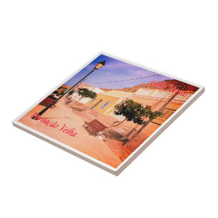 Carreau zCV012 POVOACAO VELHA, Cap-Vert, Afrique,