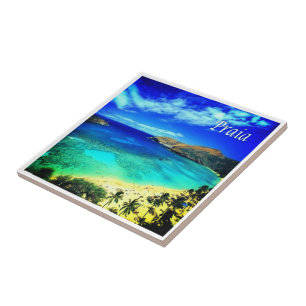 Carreau ZCV014 PRAIA, Panorama, Cap-Vert, Afrique,