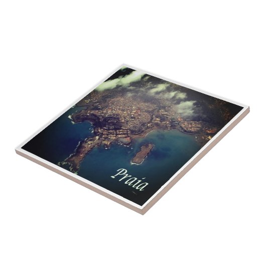 Carreau zCV015 PRAIA, Cap-Vert, Afrique, (Côté)