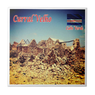 Carreau zCV017 CURRAL VELHO, Cap-Vert, Afrique,