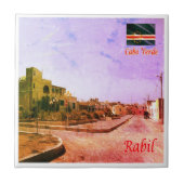 Carreau zCV020 RABIL, Cap-Vert, Afrique, (Devant)