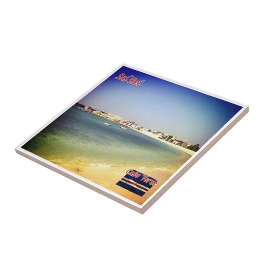 Carreau zCV021 SAL REI Pamorama, Cap-Vert, Afrique, (Côté)