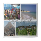 Carreau zCV025 CAPE VERDE, Mosaïque, Afrique, (Devant)