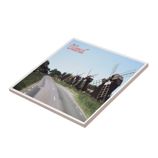 Carreau zDE028 ÖLAND MILLS Îles frisonnes Allemagne (Côté)