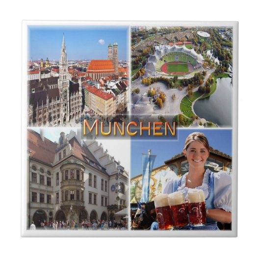 Carreau zDE040 MUNCHEN Altstadt Olympiastadion, (Devant)