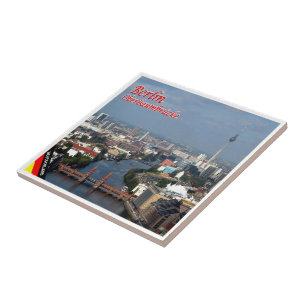 Carreau zDE073 BERLIN OBERBAUMBRÜCKE Allemagne,