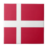 Carreau zDK001 DRAPEAU DANOIS, Danemark, (Devant)