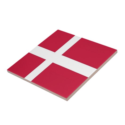 Carreau zDK001 DRAPEAU DANOIS, Danemark, (Côté)