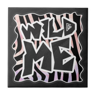 Carreau Zebra Black and Pink Wild me