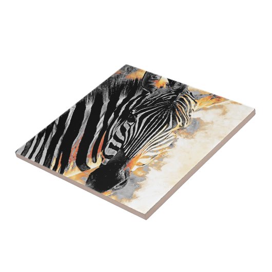 Carreau #zebra de zèbre (Côté)