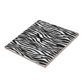 Carreau Zebra Print, Zebra Stripes, Noir Et Blanc (Côté)