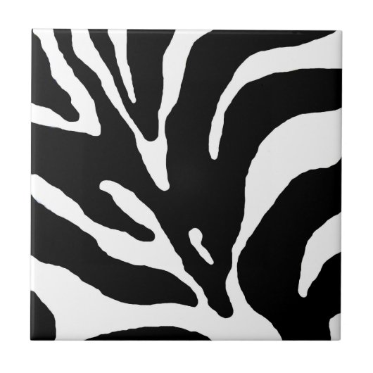 Carreau Zebra Stripe Poster de animal (Devant)