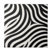 Carreau Zebra Stripes Impression moderne (Devant)