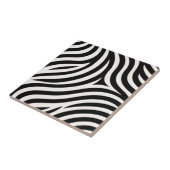 Carreau Zebra Stripes Impression moderne (Côté)