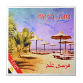 Carreau zEG025 MARSA ALAM beach, Égypte, mer Rouge, (Devant)