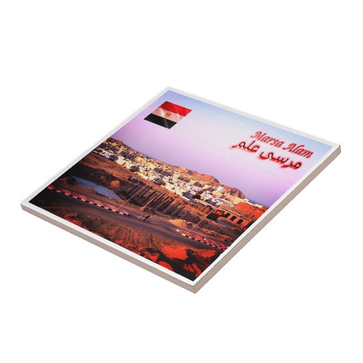 Carreau zEG037 MARSA ALAM, Mer Rouge, Égypte, Afrique, (Côté)