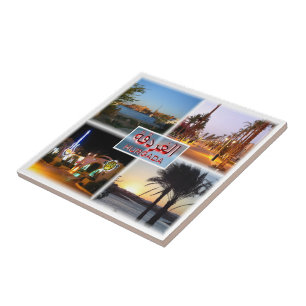 Carreau zEG059 HURGHADA, Mer Rouge, Mosaïque, Afrique,