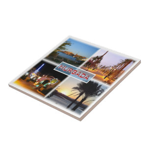 Carreau zEG060 HURGHADA, Mer Rouge, Mosaïque, Afrique,