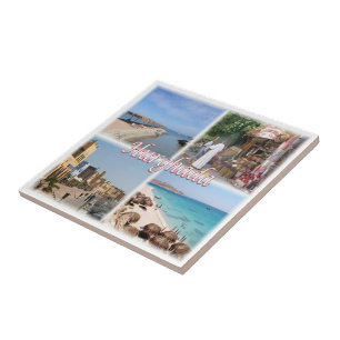 Carreau zEG061 HURGHADA, Mer Rouge, Mosaïque, Afrique,