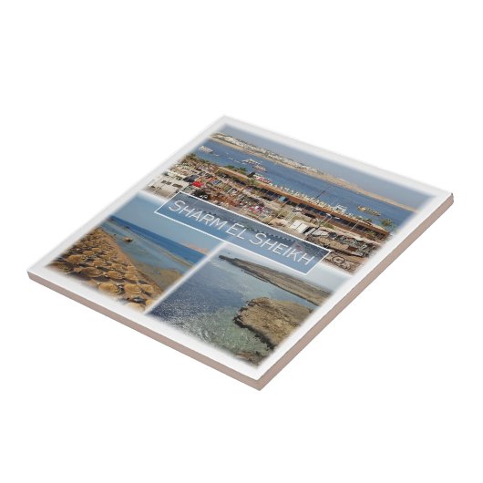 Carreau zEG064 SHARM EL SHEIK, mer Rouge, mosaïque, (Côté)