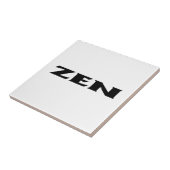 Carreau Zen noir blanc petite tuile (Côté)