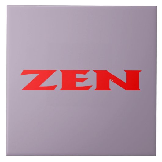 Carreau Zen rouge gris grand carrelage (Devant)