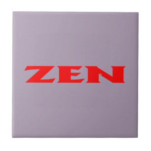 Carreau Zen rouge gris petite tuile
