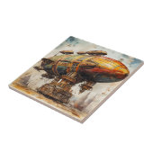 Carreau Zeppelin Steampunk Vintage (Côté)