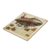 Carreau Zeppelin Steampunk vintage (11) (Côté)