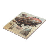 Carreau Zeppelin Steampunk vintage (9) (Côté)