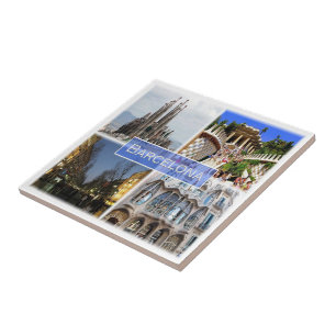 Carreau zES010 BARCELONE, Espagne, Europe,