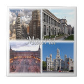 Carreau zES021 MADRID Espagne, (Devant)