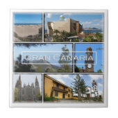 Carreau zES033 GRAN CANARIA Canary Islands Espagne, (Devant)