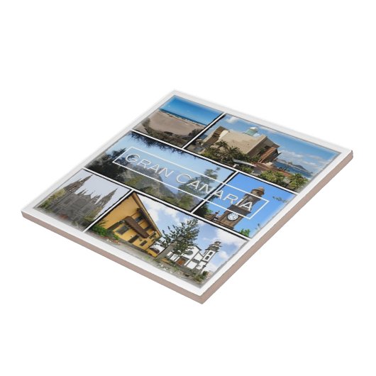 Carreau zES033 GRAN CANARIA Canary Islands Espagne, (Côté)