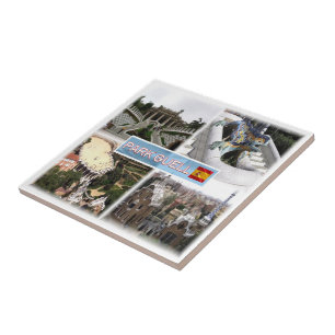 Carreau zES037 PARK GUELL BARCELONE,