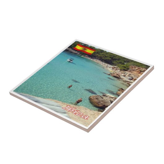 Carreau zES055 EIVISSA La Plage, Espagne, (Côté)