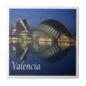 Carreau zES100 VALENCIA panorama, Espagne, (Devant)