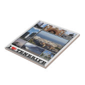 Carreau zES141 TENERIFE Père Noël Cruz "I Love", (Côté)