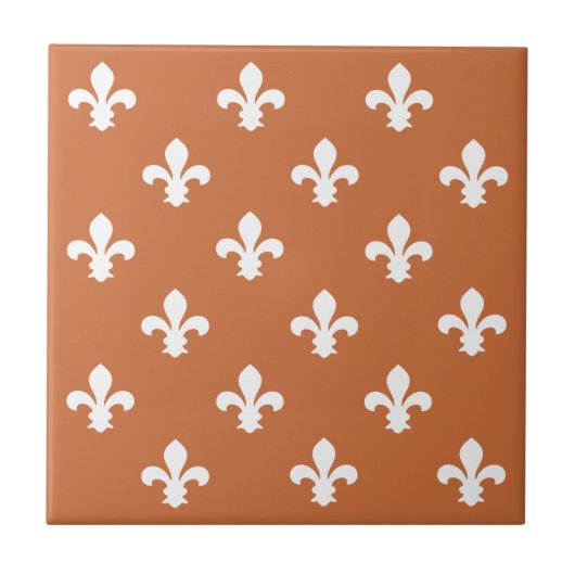 Carreau Zest Neutral Fleur de Lys (Devant)