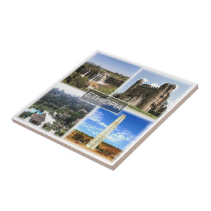 Carreau zET013 ETHIOPIE, Mosaïque, Afrique,