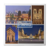 Carreau zFR034 PARIS, capitale de la France, (Devant)
