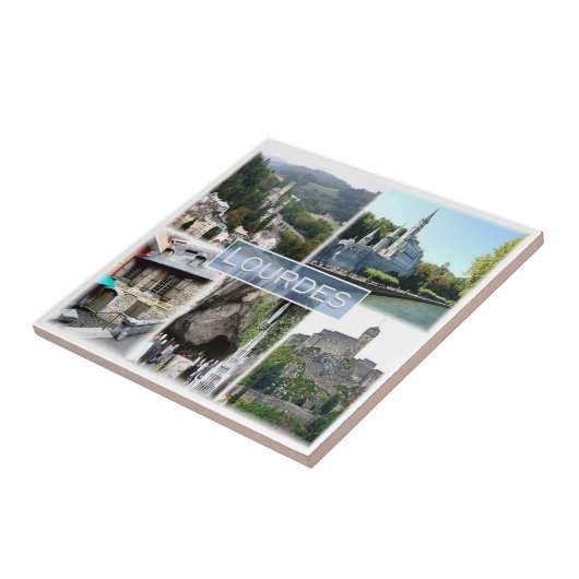 Carreau zFR038 LOURDES, France, (Côté)